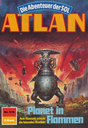 Book cover of Atlan 619: Planet in Flammen