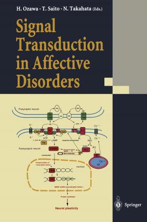 Cover of the book Signal Transduction in Affective Disorders by Kihachiro Kikuzawa, Martin J. Lechowicz