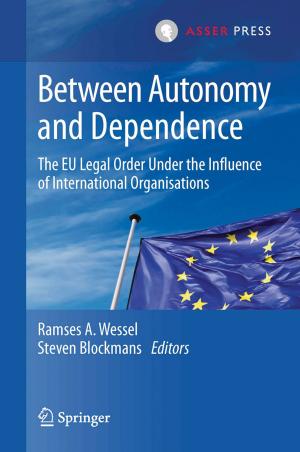 Cover of the book Between Autonomy and Dependence by Bart Custers, Alan M. Sears, Francien Dechesne, Ilina Georgieva, Tommaso Tani, Simone van der Hof