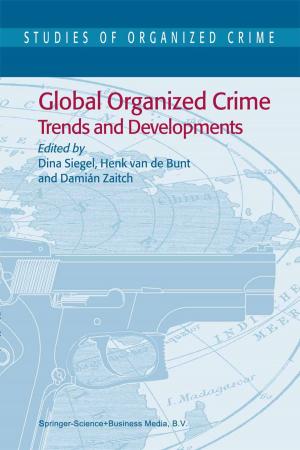 Cover of the book Global Organized Crime by Tomás Montero, Virginia Domingo, Daniel Montesdeoca