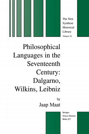 Book cover of Philosophical Languages in the Seventeenth Century