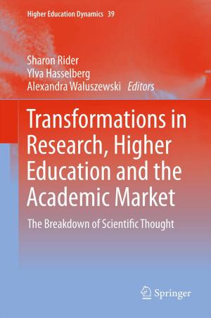 Cover of the book Transformations in Research, Higher Education and the Academic Market by David Carr