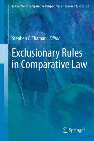 Cover of the book Exclusionary Rules in Comparative Law by Larry Catà Backer, Jan M. Broekman