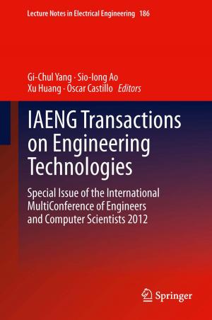 Cover of the book IAENG Transactions on Engineering Technologies by A. Teeuw