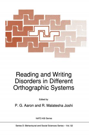 Cover of the book Reading and Writing Disorders in Different Orthographic Systems by D.R. Owens