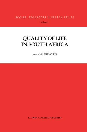 Cover of the book Quality of Life in South Africa by J.D. Klett, H.R. Pruppacher
