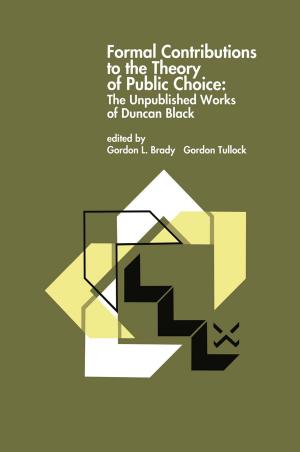Cover of the book Formal Contributions to the Theory of Public Choice by Stuart Hull MacIntyre