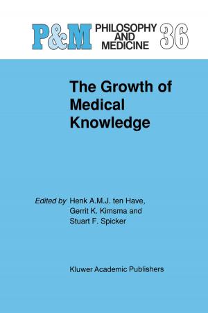 Cover of the book The Growth of Medical Knowledge by Robert L. Cliquet, Kristiaan Thienpont