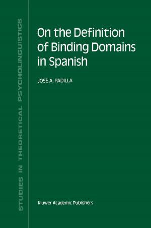 Cover of the book On the Definition of Binding Domains in Spanish by James F. Lander, K.F. O'Loughlin