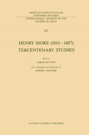 Cover of the book Henry More (1614–1687) Tercentenary Studies by Carl Wellman