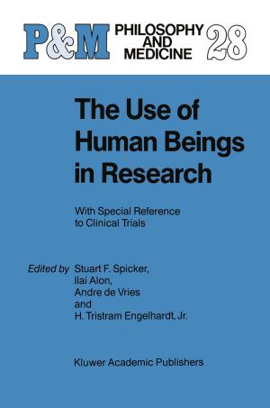 Cover of the book The Use of Human Beings in Research by Fernando Bastos de Avila