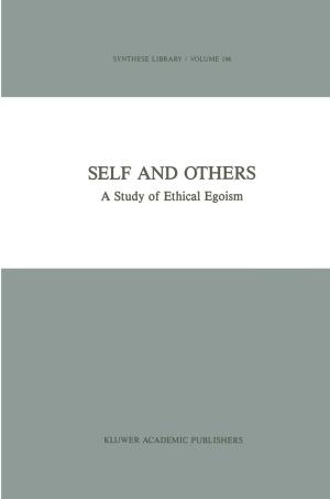 Cover of the book Self and Others by Edward G. Ballard, Shannon DuBose, James K. Feibleman, Donald S. Lee, Harold N. Lee