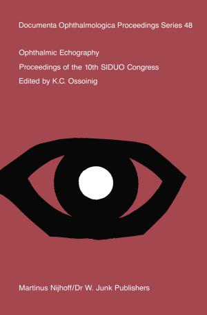 Cover of the book Ophthalmic Echography by J.S. Kanwar, Mohinder S. Mudahar