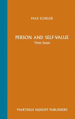 Cover of the book Person and Self-Value by Giovanni Vulpetti