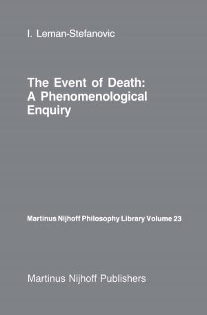 Cover of the book The Event of Death: a Phenomenological Enquiry by M.H. Irfan