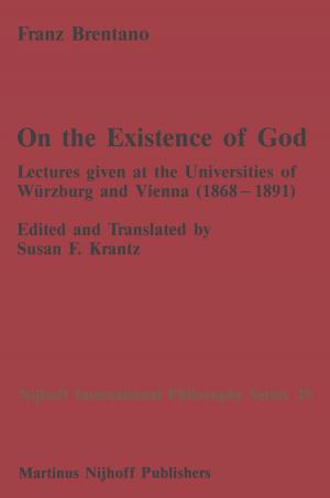 Cover of the book On the Existence of God by Jean-Pierre Cordier