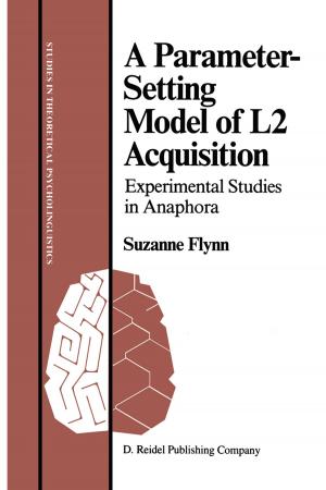 Cover of the book A Parameter-Setting Model of L2 Acquisition by Joseph Paul Glynn