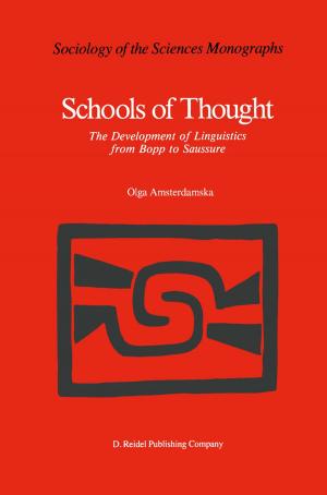 Cover of the book Schools of Thought by C. Depré, J.A. Melin, W. Wijns, R. Demeure, F. Hammer, J. Pringot