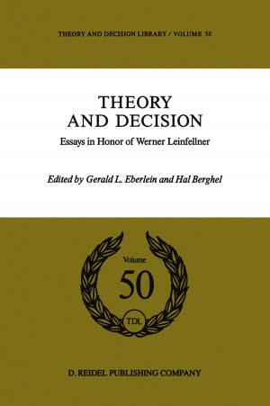 Cover of the book Theory and Decision by Rose Brandel