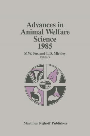 Cover of the book Advances in Animal Welfare Science 1985 by Richard G. Bagnall