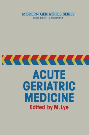 Cover of the book Acute Geriatric Medicine by W.F. Vallicella