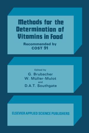 Cover of the book Methods for the Determination of Vitamins in Food by Joseph O. Falkinham III, Ivo Pavlik, Jindrich Kazda, Karel Hruska