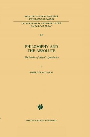 Book cover of Philosophy and the Absolute