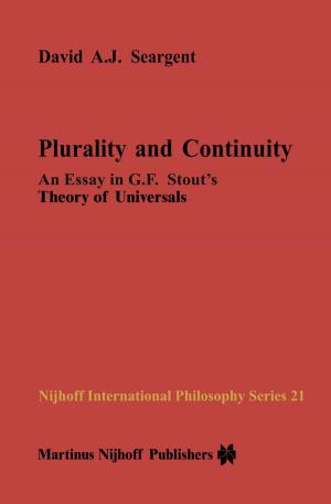 Cover of the book Plurality and Continuity by J. F. Lancaster