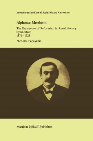 Cover of the book Alphonse Merrheim by Jasper Reid