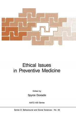 Cover of the book Ethical Issues in Preventive Medicine by T.J. Anton