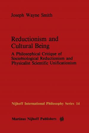 Cover of the book Reductionism and Cultural Being by James F. Anderson