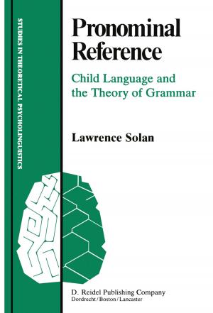 Cover of the book Pronominal Reference by N. Valticos