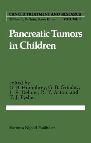 Cover of the book Pancreatic Tumors in Children by Joseph Agassi