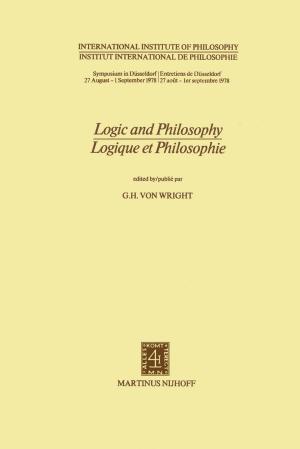 Cover of the book Logic and Philosophy / Logique et Philosophie by Fred Bunz