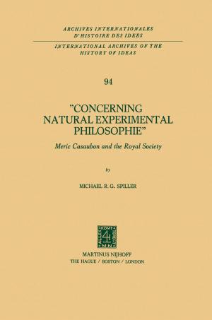 Book cover of Concerning Natural Experimental Philosophie