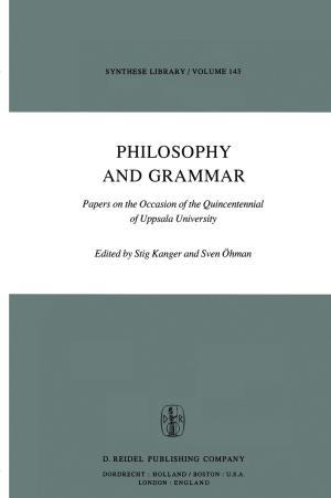 Cover of the book Philosophy and Grammar by Ton J. Cleophas, Aeilko H. Zwinderman