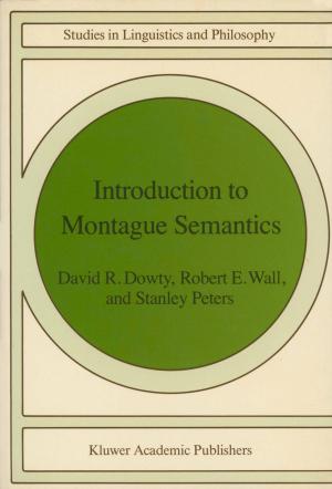 Book cover of Introduction to Montague Semantics