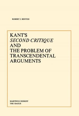 Cover of the book Kant’s Second Critique and the Problem of Transcendental Arguments by Yves Charbit