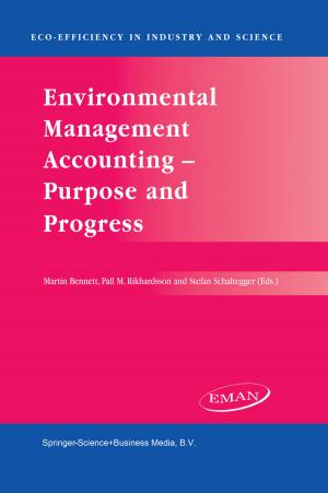 Cover of the book Environmental Management Accounting — Purpose and Progress by 