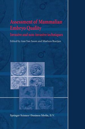 Cover of the book Assessment of Mammalian Embryo Quality by 