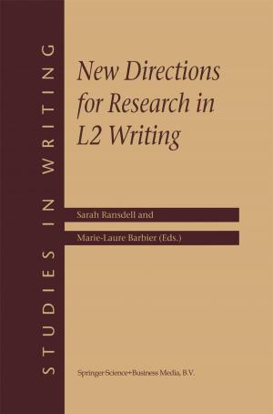 Cover of the book New Directions for Research in L2 Writing by Peter Kell, Gillian Vogl