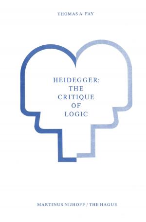 Cover of the book Heidegger: The Critique of Logic by Daniel González Lagier