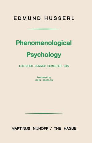 Book cover of Phenomenological Psychology
