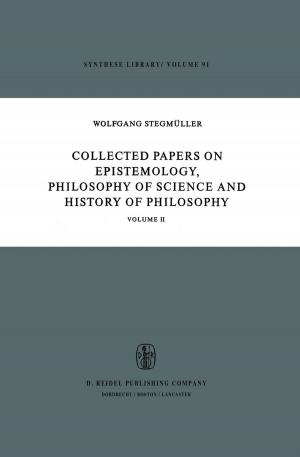 Cover of the book Collected Papers on Epistemology, Philosophy of Science and History of Philosophy by C. Hamann