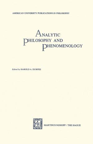 Cover of the book Analytic Philosophy and Phenomenology by V.D. Sutch