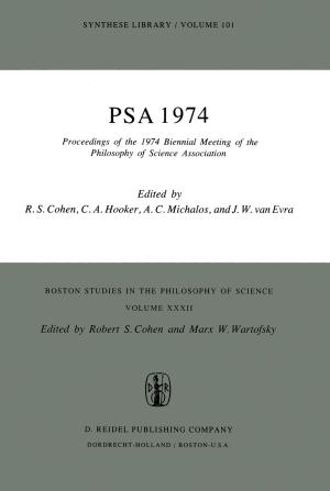 Cover of the book PSA 1974 by A. Nordgren