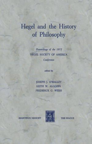 Cover of the book Hegel and the History of Philosophy by L.E. Lampmann, S.A. Duursma, J.H.J. Ruys
