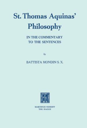 Book cover of St. Thomas Aquinas’ Philosophy