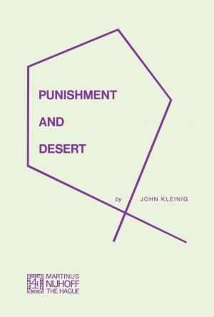 Cover of the book Punishment and Desert by F.W. Porrell