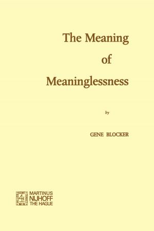 Cover of the book The Meaning of Meaninglessness by 